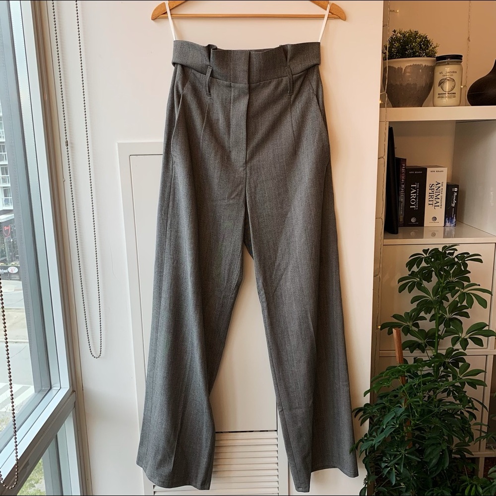 NWOT Aritzia Babaton Power Pant (High-Waisted Wide-Leg Trousers)